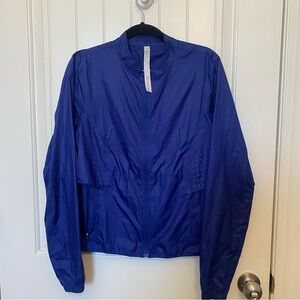 lululemon athletica Women's 6 Deep Inhale Jacket, Tanzanite BLUE - FLAW